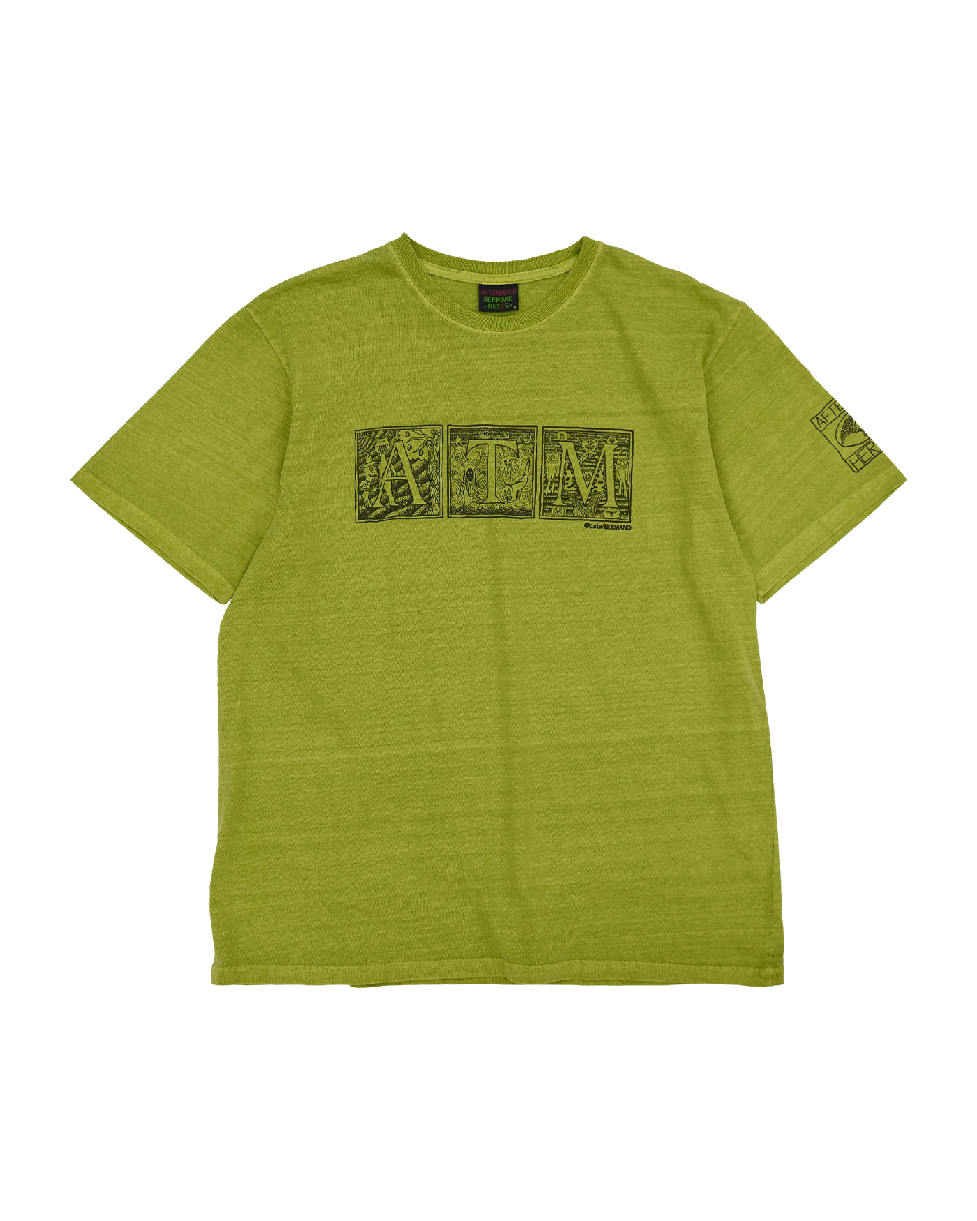[AFTERMATH] AFTERMATH PIG DYED TOWN TEE /追跡付 AFTERMATH PIG DYED TOWN TEE